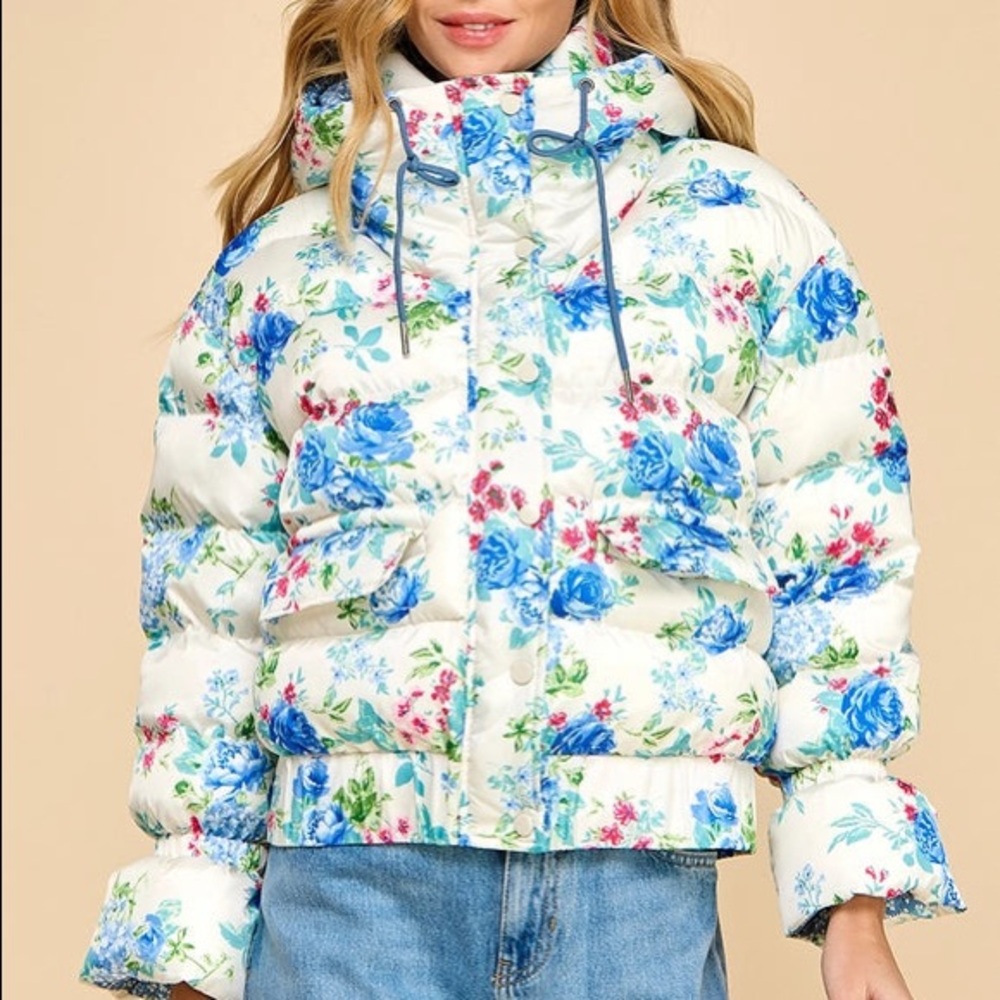 TCEC Floral Puffer Jacket